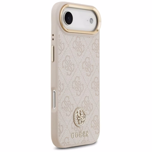GUESS Suojakuori IPHONE 17 Air MagSafe GUHMP17MP4GRMDEP (PU W/ 4G Strass Logo) vaaleanpunainen