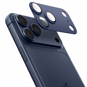 Spigen Optik Pro XL Kameran Linssilasi iPhone 17 Pro Max:lle - Laivastonsininen