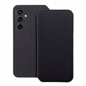 Flip-suojakuori Samsung S23 FE:lle Dual Pocket Book musta