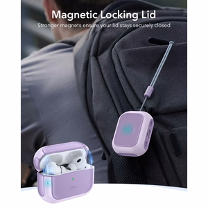 ESR Orbit Halolock MagSafe Suojakuori AirPods Pro:lle - violetti