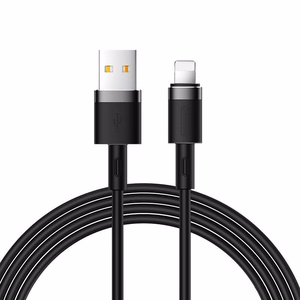 Joyroom Liquid Silicone Data Cable N2 USB-A / Lightning 2.4A 1.2m - musta
