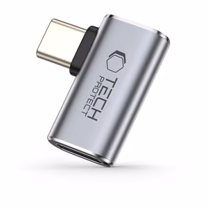 Tech-Protect Ultraboost AA01 USB-C Angled Adapter - Gray