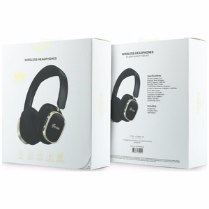 Wireless headphones Guess ENC Rectangle Metal Script black