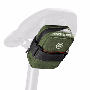Rockbros F006 polkupyörän satulalaukku 0.35 l - vihreä