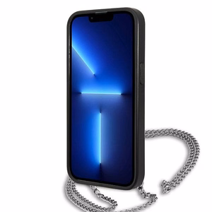 Karl Lagerfeld Monogram Plaque Suojakuori iPhone 13 Pro / 13 6.1" - Musta