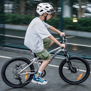 Rockbros LK-67 Youth Bike Helmet with Detachable Visor 54–58 cm - White