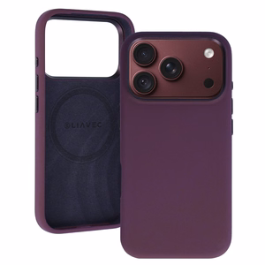 Liavec Silky -suojakuori metallisella kamerakehyksellä mallille iPhone 18 Pro Max/17 Pro Max, violetti