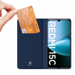 Dux Ducis Skin Pro Suojakuori Xiaomi Redmi 15C 4G:lle tummansininen