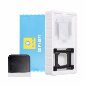 5D Mr. Monkey suojalasi - Apple Watch SE / SE 2 / SE 3 44MM musta (Strong HD)