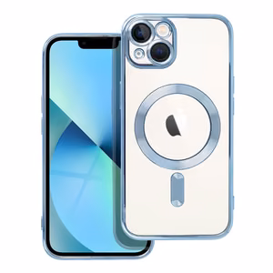 Suojakuori iPhone 13:lle Electro Mag Cover yhteensopiva MagSafen kanssa sininen