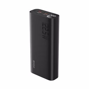 Varavirtalähde BWOO 22,5W 20000 mAh digitaalisella näytöllä, musta