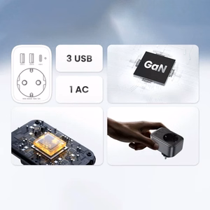 Charger Ugreen "CD314" Black 30W (1xPD / 2xQC3.0 / 1xAC)