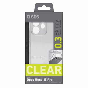 SBS Skinny Cover for Oppo Reno 15 Pro - Transparent