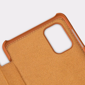 Nillkin Qin Asia Asia Xiaomi Redmi Note 11 Pro + (Kiina) / Redmi Note 11 Pro (Kiina) / Mi11i HyperCharge Camera Protector Holster Cover Flip Case Musta