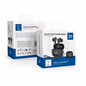 Langattomat nappikuulokkeet Blue Star BK31 TWS mustat