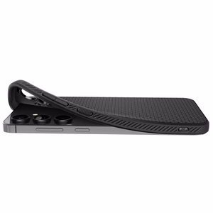 Spigen Liquid Air suojakuori laitteelle Samsung Galaxy S24 FE, musta