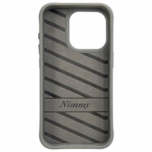 NIMMY Suojakuori COOL&CUTE 2.0 Karhu iPhone 15 Pro Max:lle harmaa