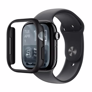 AmazingThing Minimal suojakuori Apple Watch Series 11 46mm:lle - musta