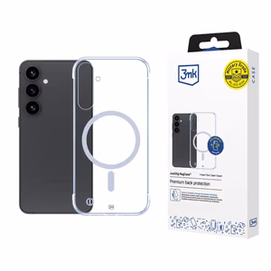 3mk Just20g MagCase Suojakuori Samsung Galaxy S25+:lle - läpinäkyvä