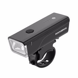 Rockbros 24510003001 polkupyörän etuvalo 260 lm + USB-C - USB-A kaapeli - musta