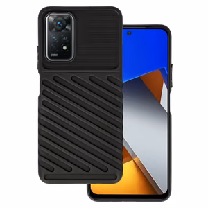 Thunder Suojakuori Xiaomi Redmi Note 11 5G/Note 11S 5G/Poco M4 Pro 5G:lle musta