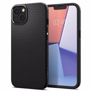 Spigen Liquid Air iPhone 13 kotelo - Matta musta