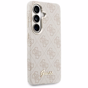 Guess case 4G Script MagSafe for Samsung Galaxy S26 pink