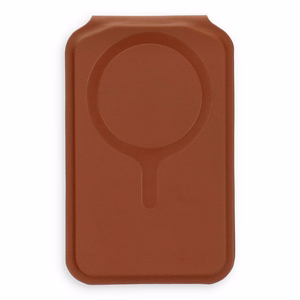 Nahkalompakko telineellä, yhteensopiva MagSafe Satechi Vegan Leather Wallet Stand ruskea