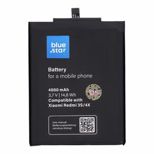 Akku Xiaomi Redmi 3 / 3S / 3X / 4X:lle (BM47) 4000 mAh Blue Star