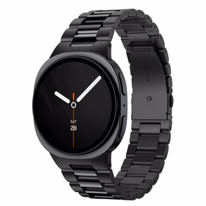 Spigen Modern Fit Band 316L -ranneke mallille Samsung Galaxy Watch 40/44/46 mm – musta