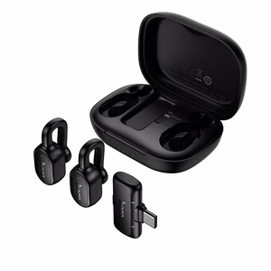 Langaton solmiomikrofoni Hoco L27, USB C, musta