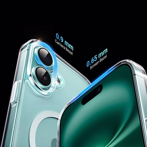 Ugreen Classy Clear Magneettinen Suojakuori MagSafe-yhteensopiva iPhone 16 Plus:lle - Läpinäkyvä