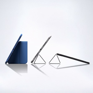 AmazingThing Titan Pro -suojakuori iPad A16 11" -mallille 720° kääntyvällä telineellä ja kynätelineellä, sininen
