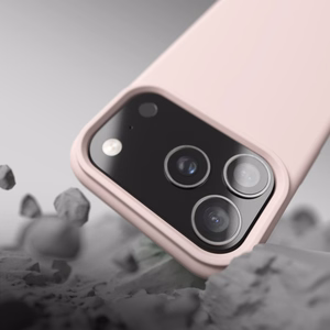 Etteri Silikoninen Mag Suojakuori iPhone 17 Pro -puhelimelle vaaleanvaaleanpunainen