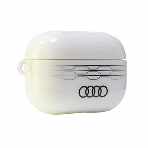 Audi IML Geometric Pattern Suojakuori AirPods Pro 2:lle - valkoinen