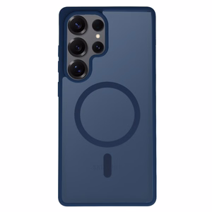 Tel Protect Aura matta Magsafe suojakuori Samsung Galaxy S26 Plus tummansininen