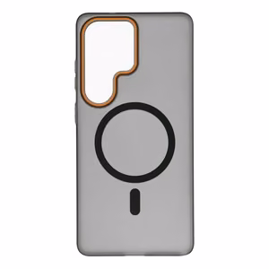 Suojakuori Samsung S26 ULTRA:lle Go Orange, yhteensopiva MagSafen kanssa, musta