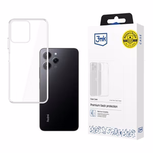 3mk Clear Case suojakuori Xiaomi Redmi 12:lle - läpinäkyvä