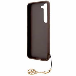 Guess 4G Charms Collection Suojakuori Samsung Galaxy A35:lle - ruskea