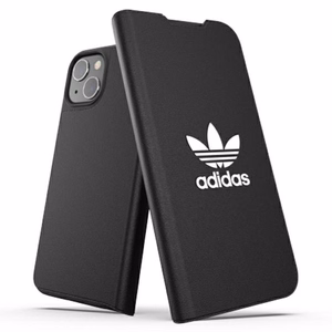 Adidas OR Booklet Case BASIC iPhone 13:lle - musta ja valkoinen