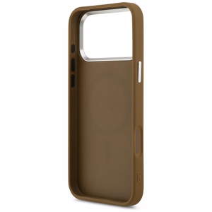 Guess Triangle Logo MagSafe -suojakuori iPhone 17 Pro - ruskea