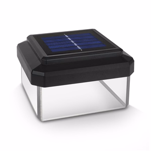 GreenBlue GB128 – 100×100 mm aurinkokäyttöinen LED-aitatolppavalo hämärätunnistimella