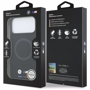 BMW M Silicon Logo MagSafe Suojakuori iPhone 17 Pro Maxille - Musta