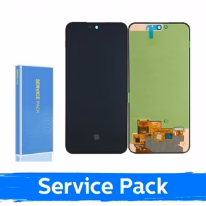 LCD-naytto yhteensopiva Samsung A566 A56 5G musta (Service Pack) (NF versio)