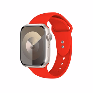 Crong Liquid strap for Apple Watch 44 / 45 / 46 / 49 mm, red