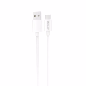 Dudao L4ST USB-A / USB-C kaapeli 2A 1m - valkoinen