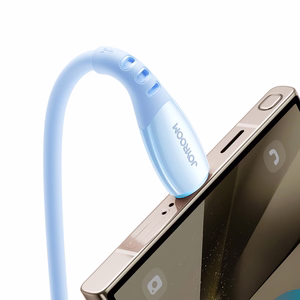 Joyroom S-A59 Vibrant Series 3A USB-A - USB-C Kaapeli 1,2m - sininen