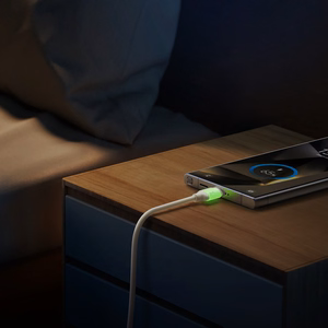 Joyroom S-A53 3A USB-A - USB-C -kaapeli fluoresoivalla kärjellä 1,2 m - beige