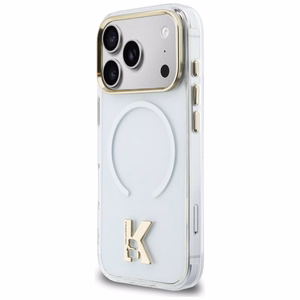 Karl Lagerfeld IML K Head Logo MagSafe Suojakuori iPhone 17 Pro Max:lle - Läpinäkyvä