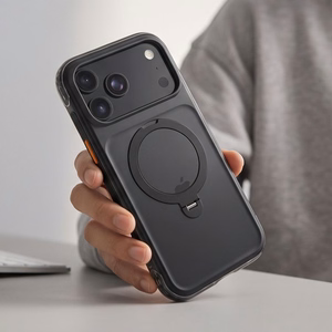 Tech-Protect MagAir Stand MagSafe CC  iPhone 18 Pro / 17 Pro kuori, mattamusta